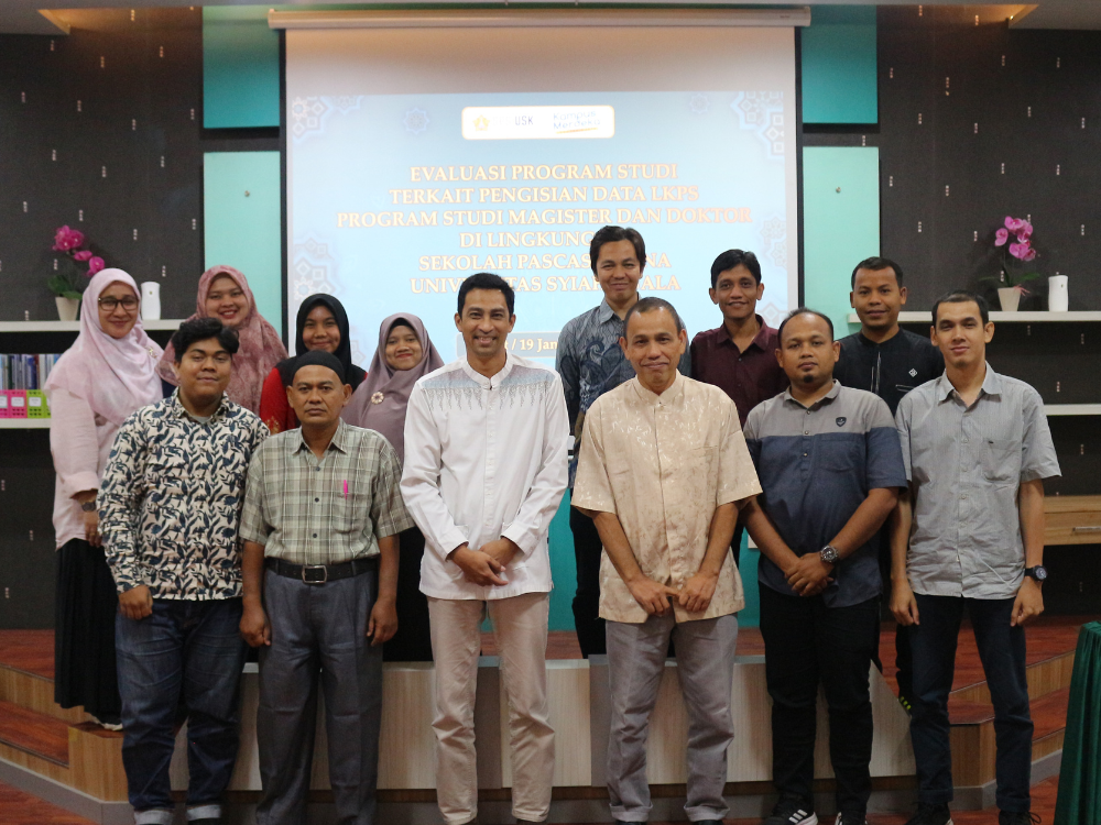 Evaluasi Program Studi di Lingkungan Sekolah Pascasarjana Universitas Syiah Kuala (USK) untuk Persiapan Akreditasi